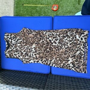 Free Press size L dress animal print